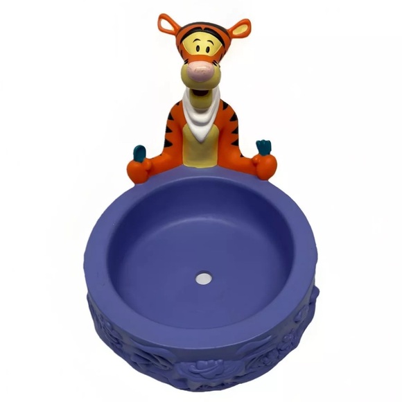 Vintage TIGGER Bowl RARE HTF 90's Applause Winnie the Pooh HOLDER ONLY Snack Pet - Picture 5 of 12